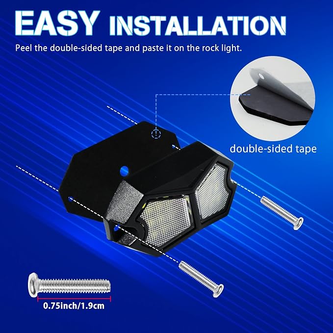 Led Rock Lights Purple Pink 4 Pods 18LEDs 210 Degree Wide Angle IP68 Waterproof Aluminum Housing Underglow Underbody Lights 12v 24V for Truck UTV ATV Camper (4 Pods, Purple Pink)