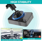 Magnetic Phone Mount for 2010-2024 Toyota 4Runner Accessories, Magsafe Dash Cell Phone Holder Multi-Mount Phone Stand with Extra Clip Bracket for Smartphone for 5th Gen 4-Runner Accessories