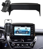 PZK Car Phone Mount for 2019-2025 2026 Toyota Corolla/Corolla Hatchback /2022-2025 2026 Corolla Cross Accessories 8-inch Screen Auto Lock Car Phone Holder 360° Rotation Not Affect Vent Phone Cradles