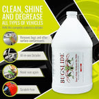 BugSlide Bug Remover Spray – All Purpose Car Cleaner & Detailer, For Vehicle Interior & Exterior Use, Shines, Degreases, Polishes, Wipes Away Bugs on Plastic, Metal,Glass, Windows, Mirrors, 16 oz