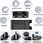 SKTU 2Pcs 2025 2026 Camry Center Console Organizer for 2025 2026 Toyota Camry (LE/SE/Nightshade/XLE/XSE) Cup Holder & Console Tray Toyota Camry 2025 2026 Accessories Durable Cup Pad Tray