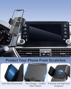 SKYLOTEC Phone Mount for Toyota Camry 2021 2022 2023 2024 Accessories 7-Inch Screen Fixed Clip, Automobile Cradles Car Phone Holder, Cell Phone Base Not Block Air Vent(No Fit 9-inch)