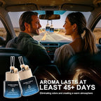 Car Air Fresheners (Woody Citrus) 2 Pack - Air Fresheners for Car Made in USA, Hanging Car Air Freshner with Anti-Leak Stick, Car Freshners Long Lasting (0.27 FL OZ x2)