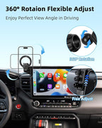 PZK Car Phone Mount for Toyota Tundra 2022-2025 2026 /Sequoia 2023-2026 Limited/Platinum Accessories 14-Inch Screen Compatible with Magsafe Car Phone Holder 360° Rotation Hands Free Not Affect Vent