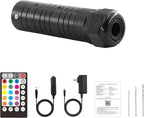ATOKEE 6W Fiber Optic Light Engine for Starlight Headliner, Bluetooth App/RF Remote Control with Music Mode, Car Plug & Power Adapter, PG Connector & 3 Drill Bits
