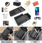SKTU 2-Pack for 2025 2026 Chevy Equinox Accessories Center Console Organizer for 2025 2026 Chevrolet Equinox (LT/ACTIV/RS) 2025 2026 Equinox Console Tray & Lower Center Console Tray