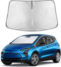 EcoNour Windshield Sunshade Compatible for Chevrolet Bolt EV Hatchback 2017-2022 2023 2024, (Not for Chevy Bolt EUV) Sun Visor for Front Window Sun Shade Cover, UV Protector, Car Accessories