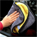 Absorbent Microfiber Cleaning Towel - Thick Double Layer Soft Drying Cloth for Car Body Washing and Detailing(30 60,I)