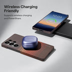 pitaka for S25 Ultra Case 6.9 Inch, Compatible with MagSafe, Slim & Light Samsung Galaxy S25 Ultra Case, 1500D Aramid Fiber Made [Tactile Woven - Sunset]