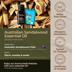100% Pure Australian Sandalwood Essential Oil - 0.34 Fl Oz - Australian Sandalwood Oil for Hair, Skin, Diffuser, Aromatherapy & DIY Candle Making Scent