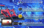 AHD 1080P, 9" Wired Monitor Rear View Reverse Backup Night Vision Camera System, Waterproof IP 69k Camera for Agriculture Farm Tractor, Truck, Forklift, Heavy Equipment, Excavator, Skid Steer