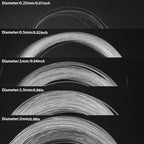 AZIMOM PMMA Plastic 2mm(0.08inch) 50m(164ft) End Glow Fiber Optic Cable Roll for Star Sky Ceiling All Kind Led Light Engine Driver Source