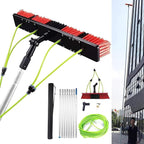 Extendable 6m Window Brush for Conservatory Roof & Photovoltaic Panel Cleaning - Telescopic Pole for Easy Reach & Streak-Free Shine on Trucks & Windows