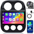 [4+64G] Android 13 Car Stereo for Jeep Compass Patriot 2010-2016 Support Wireless Carplay&Android Auto, 10.1 inch IPS Touchscreen Patriot Radio with GPS, WiFi, Bluetooth FM Radio