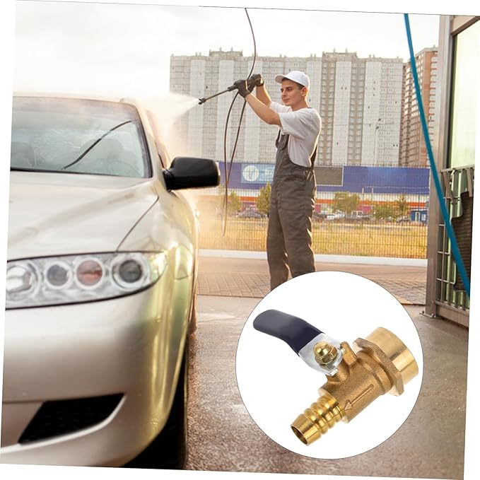 Cabilock Stainless Steel Car Wash Foam Sprayer Nozzle Heavy Duty Spray Head for Water Hose Attachments Adjustable Wide Spray for Car Washing and Garden Use