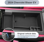 SKTU for 2024 2025 2026 Chevrolet Blazer EV Center Console Organizer 2024 2025 2026 Chevy Blazer EV Console Tray 2024 2025 2026 Chevy Blazer EV Accessories Armrest Tray with Coin Holder