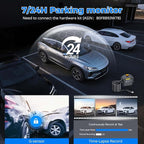 4K Mirror Dash Cam,Rear View Mirror Camera with WiFi,Dash Cam Front and Rear for Car,G-Sensor,7/24H Parking Mode,12" Touch Screen,Includes 64GB Card