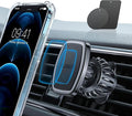 LISEN Magnetic Phone Holder for Car, Car Phone Holder Magnetic with Upgraded Clip & Ultra 6 Strong Magnets, Magnetic Car Phone Mount Magnet for Car Automobile Cradles, Soporte de Telefono para carro