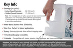 RadonSeal Concrete Sealer (Standard) – Deep Penetrating Waterproofing for Basement Floors & Foundation Walls – Reduces Moisture & Strengthens Concrete (5 Gallon)