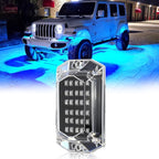 1 Pod RGB Rock Lights Replacement Damaged Pod for Full Angle RGB LED Rock Lights 12v Underglow Light Multicolor Waterproof Neon for Jeep Trucks ATV UTV Golf Cart Offroad Pickup RZR SXS