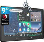 ATOTOZONE X10 9" Double DIN Car Stereo, 8G+128G Android Head Unit, AI Agent, Re-Mote Wake, Golden Hour Alert, AI Vision, 7.1.2-Ch Audio, Hi-Volt RCA, HDMI in, ADS Protocol,4G LTE, Wireless CP & AA