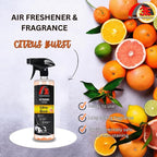 Car Air Freshener Concentrate, 64 oz, Liquid, Baby Powder Scent, Professional Automotive Fragrance, Blue (Citrus)