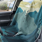 Hahafelt Car Seat Towel Covers with Storage Bag Seat Post Workout Sweat Cover Washable Non Slip for Car Towel for Dog Pet Workout Outdoor Sport Activities(Grizzly Guide)