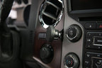 Course Motorsports Direct Fit Phone Mount - Ford F250/F350/F450/F550 (2014-2016) with Navigation - Left or Right - Wireless Charger Compatible with MagSafe - QI1
