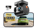 KAWA 2K Tiny Dash Cam, 1296P QHD Mini Car Camera DashCam - Voice Control, G -Sensor, Free 32GB TF Card, Built-in WiFi, APP Control, WDR/3D DNR with Super Night Vision, 24H Parking Mode