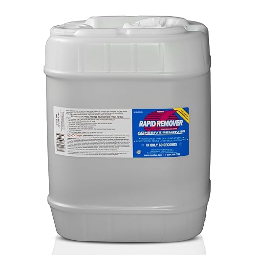 Rapid Remover Adhesive Remover 640 oz | Removes Most Adhesives in 30–60 Seconds | Safe Water-Soluble Formula | Cold Weather Ready | for Vinyl Wraps, Graphics, Decals, and Stripes