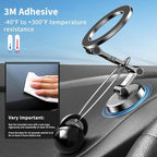 Blekon Magnetic Phone Holder for Car – Compatible with MagSafe Car Mount &Tesla Screen, Flexible All-Metal 3-Axis 360° Rotation & Strong Magnets, Fits iPhone 16/15/14/13/12 Pro Max