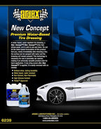 Ardex New Concept Tire & Trim Shine - Vinyl, Dash, Seat, Plastic & Rubber Dressing 32 oz