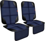 XHYANG Car Seat Protector 1 Pack Car Seat Cushion Mat Thickest Padding,Waterproof 600D Fabric Car Seat Covers for Non-Slip Backing Mesh Pockets for Baby and Pet (Blue, 2 Pcs)
