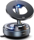 Jononser Magnetic Suction Cup Phone Mount for Magsafe, 360° Adjustable Magnetic Car Phone Holder, Pocket Size Foldable Car Mount, Cell Phone Holders for Your Car for iPhone 17 16 15 14 13 12 Series