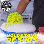 Chemical Guys CWS20864BK Car Wash Detailing Bucket, Mitt & Accessories Bundle (6 Items) Featuring Watermelon Snow Foam Car Wash Soap, 64 oz (Half Gallon) - Works on Cars, Trucks, SUVs, RVs & More