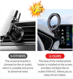 Car Phone Holder for 2025 Acura ADX 2023-2025 Integra 2024-2025 Integra Type S Accessories 7/9-Inch Screen Fixed Clip, 360° Rotation Phone Mount Compatible with MagSafe