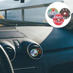 48 Pcs Record Air Freshener Refills: 1.38" Vinyl Scented Pads for Car Vent Clips - Disco Retro Fragrance Discs