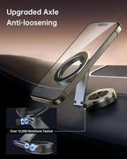 SYNCWIRE for MagSafe Car Mount【360° Rotation】Magnetic Phone Holder for Car, Adjustable Metal Arm, Ultra Magnet, Car Magnet Phone Mount for Dashboard, Fit for iPhone 17 16 15 14 13 Pro Max &All Phones
