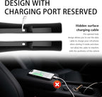 2PCS Car Seat Gap Filler Organizer with Charging Port,Upgrade Cars Gap Filler with Larger Storage Space Reducing Item Loss,Flexible No Drop Seat Guard for Car Storage Organizer