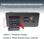 Mazda Wireless CarPlay Retrofit Kit | TK78-66-9U0C OEM USB Hub | Compatible with Mazda 2/3/6/CX-3/CX-5/CX-9/MX-5 (2014-2020) with MZD Connect (P3)