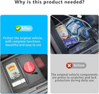Center Console Organizer for Toyota Sienna 2021-2026 Armrest Box Secondary Tray Storage Silicone Armrest Box Insert Organizer (Gray)