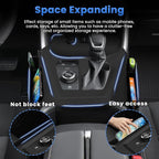 Autorder Silicone Center Console Organizer for 2019-2026 Toyota RAV4 Accessories Seat Gap Storage Box Soft Gear Shift Panel Trim Cover