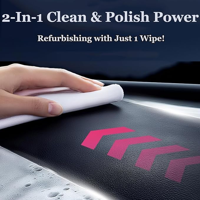2026 Advanced Car Interior Cleaner Spray - All-Purpose Polishing Detailer for Dashboards, Seats, Leather, and Plastic Surfaces