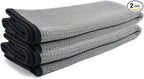Zwipes Auto 879-2 Professional Microfiber Waffle Drying Towel, 25 in. x 36 in, 2-Pack