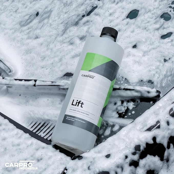 CARPRO Lift - Pre-Wash Snow Foam Car Wash Soap, Dissolves and Lifts Away a Large Amount of Dirt & Grime, Completely Touchless - Use in Bucket or Foam Cannon, Concentrated - Gallon (135oz)