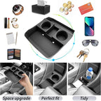 SKTU for 2026 Hyundai Palisade Center Console Organizer for 2026+ Hyundai Palisade Lower Console Tray Hyundai Palisade 2026 Accessories Under Console Tray with Cup Holder