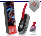 Car Duster Interior Detailing Kit (3 Packs),Scratch Free,Microfiber Towels Interior/Exterior Cleaning,Detailing Tools，Car Gifts for Men Women