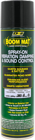 Design Engineering 50220 Boom Mat Deadening Spray | Spray-On Sound Deadener for Cars | Eliminate Road Noise | Dampen Vibrations | Enhance Car Audio | Covers 20 Sq Ft