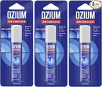 Ozium 0.8 oz. Air Sanitizer & Odor Eliminator for Homes, Cars, Offices and More, Original Scent, Pack of 3