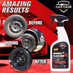 Wheel Cleaner X (16oz) - Non-Acid Tire & Brake Dust Spray - Ideal for Alloy, Aluminum, Chrome & Paint Degreaser, Automotive Shine